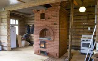 Как строится русская печь экономка, модель Подгородникова