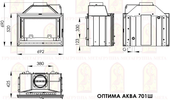 Мета Оптима 701 Аква Ш