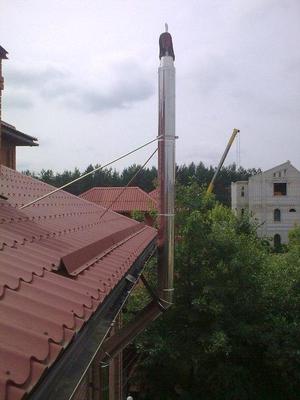 Дымоход на крыше