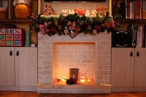 Красивая отделка фальш-камина - вариант, который можно воплотить в вашем доме.
