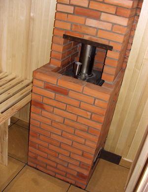 Печь банная с закрытой каменкой