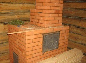 Кирпичная банная печь