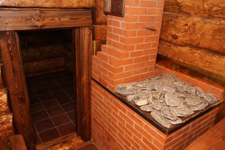 Кирпичная печь для бани
